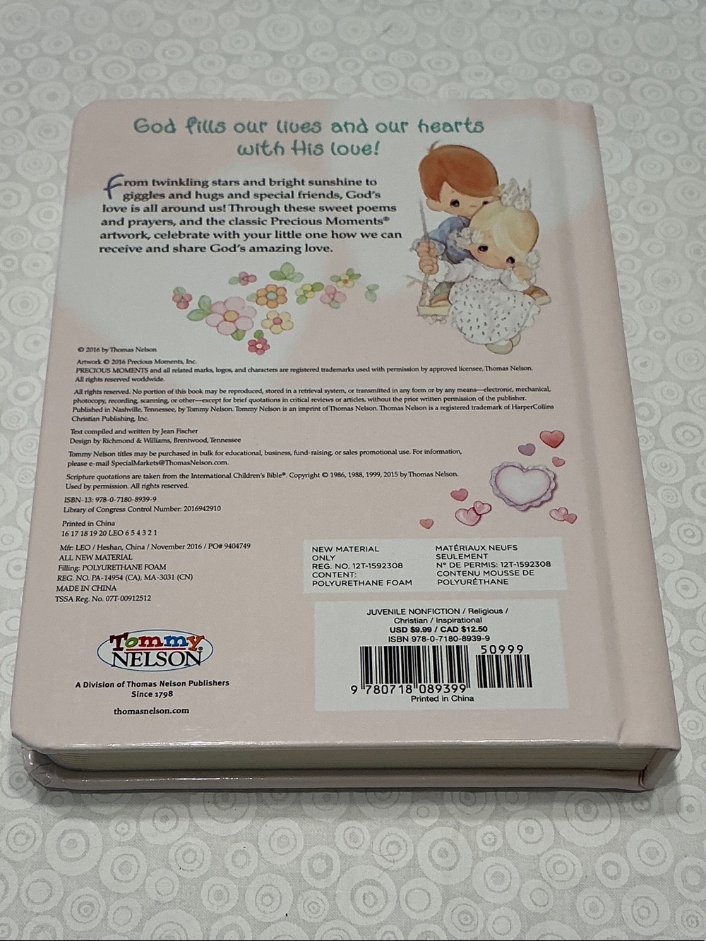 Precious Moments Children's Little Book of God’s Love 2016 - Picture 2 of 8